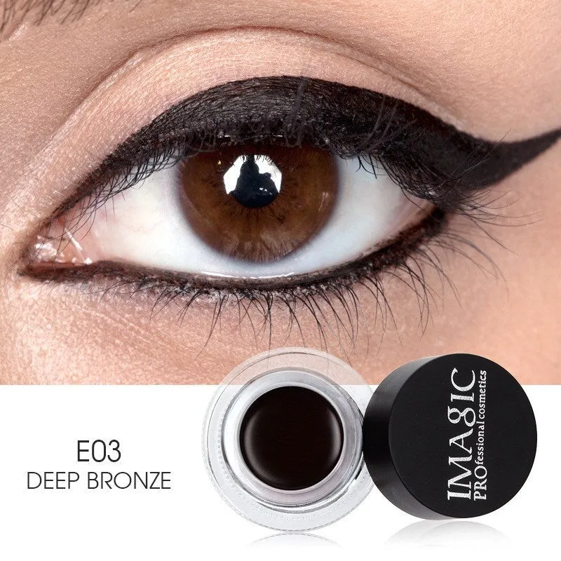 Three brush pen eyeliners in colours E01, E02, and E03 for big eye makeup definition