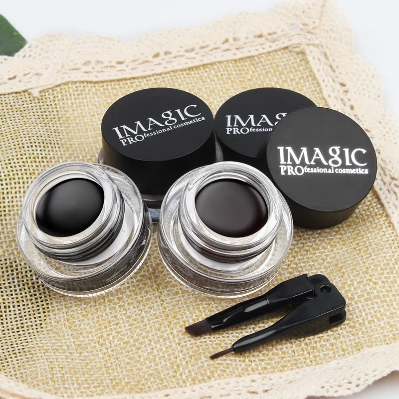 Three brush pen eyeliners in colours E01, E02, and E03 for big eye makeup definition