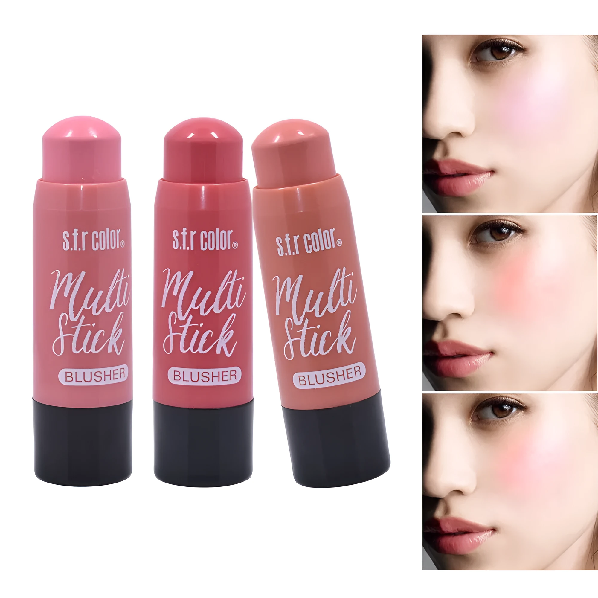 Rouge makeup stick in multicolor format with 7.8g net weight for neutral skin tones