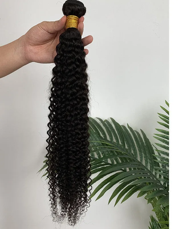 Human hair wig curtain in 8A colour medium long length on a mannequin head