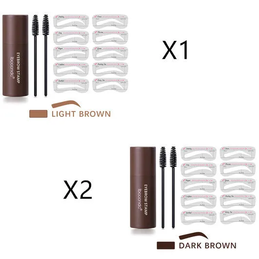 Hairline trimming and eyebrow powder in three natural brown shades for cosmetic hair fill