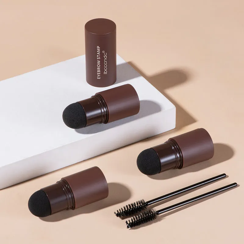 Hairline trimming and eyebrow powder in three natural brown shades for cosmetic hair fill