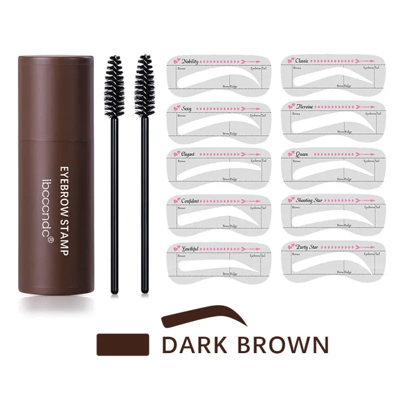 Hairline trimming and eyebrow powder in three natural brown shades for cosmetic hair fill