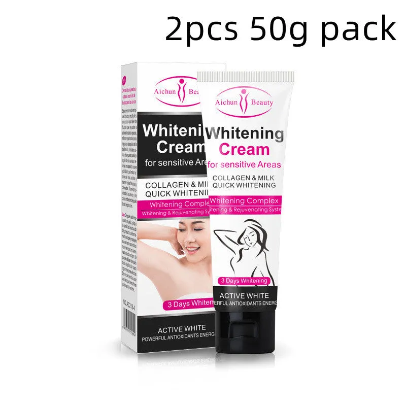 Aichun Armpit Whitening Cream 50g jar with extraction essences for underarm whitening and odour control