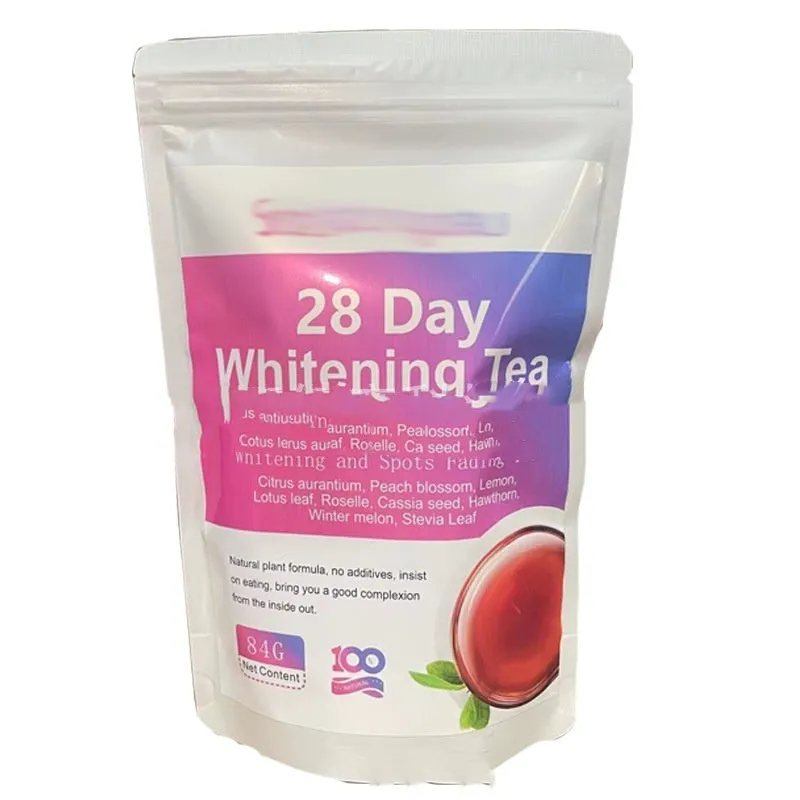 28-day women's herbal tea assortment with 16 different blends including slimming, detox and skin teas