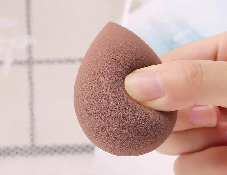 Rubycell cosmetic egg makeup sponge ball in super soft synthetic sponge, 40mm by 60mm, smear-proof for foundation blending