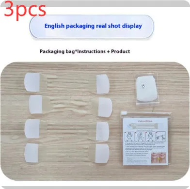 V27 neck lifting tape skin colour set with four lifting belts and twenty adhesive patches for neck support