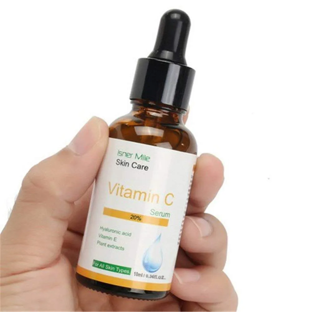 30ml liquid niacinamide hyaluronic acid serum in Red VC bottle with dropper