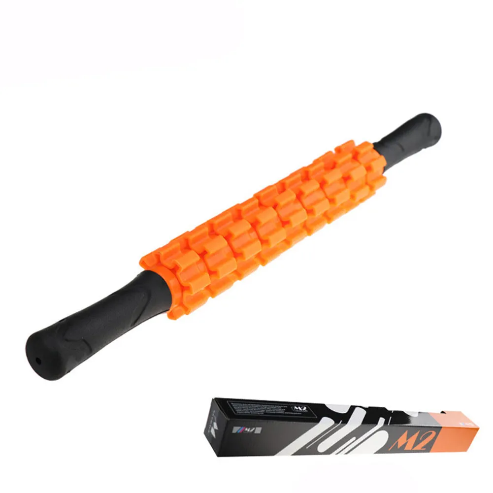 PVC massage stick 47 x 3.8 cm for full body muscle relief, available in multiple colours