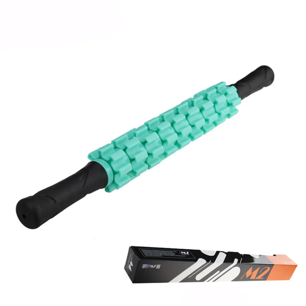 PVC massage stick 47 x 3.8 cm for full body muscle relief, available in multiple colours