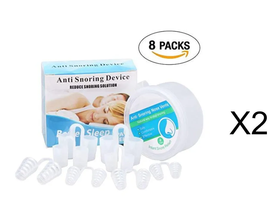 Milky food-grade silicone anti-snoring device with S M L size options