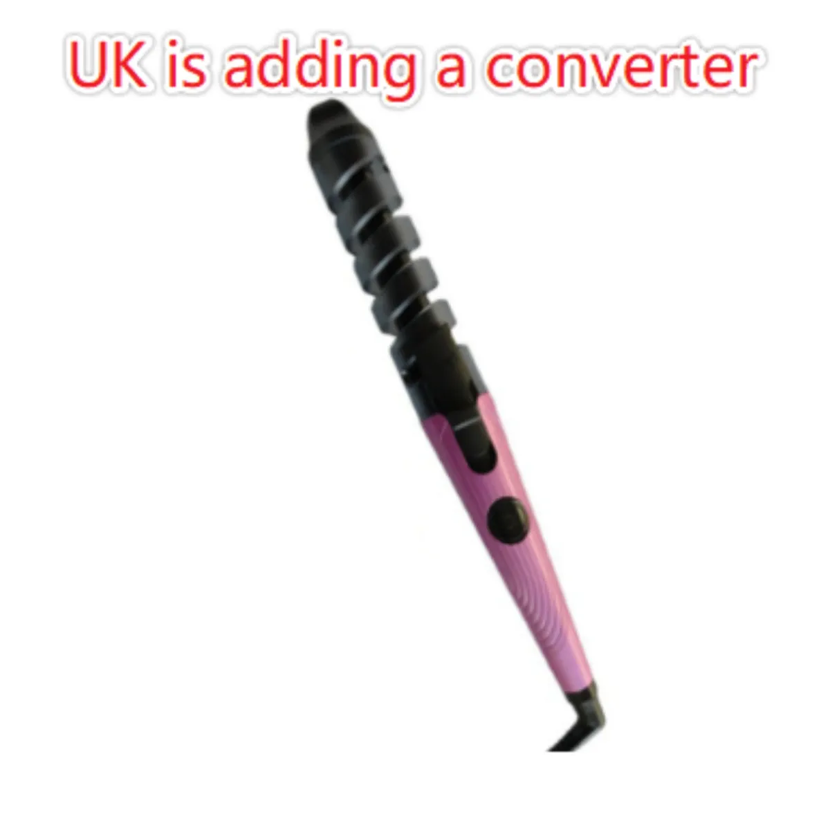 Sungdin xd-178 red professional spiral hair curler with anion care and anti-scalding feature