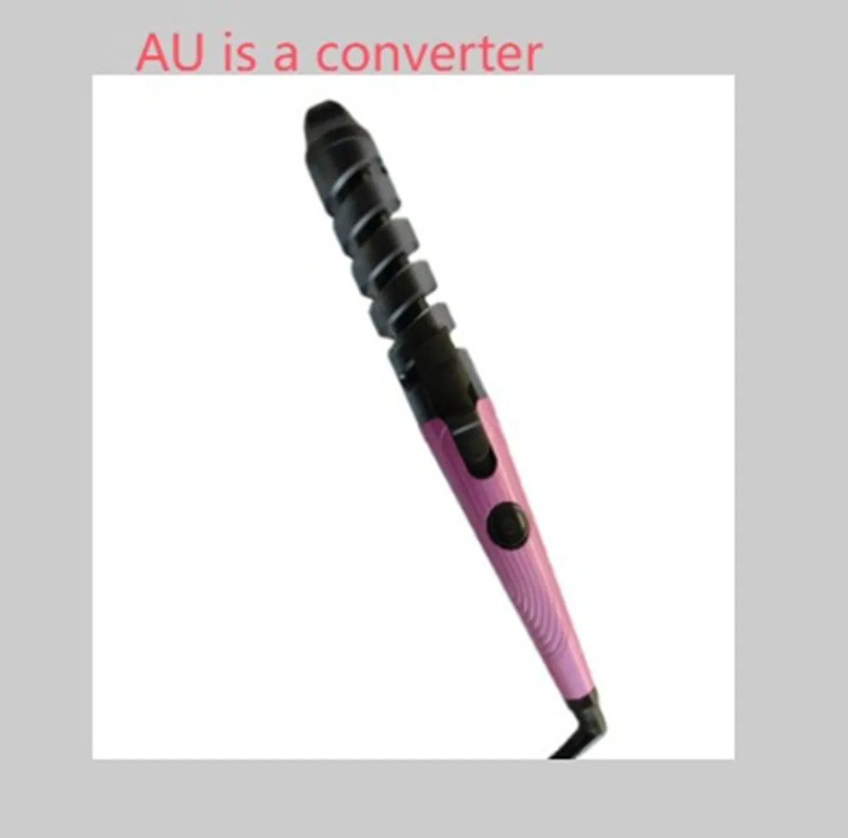 Sungdin xd-178 red professional spiral hair curler with anion care and anti-scalding feature