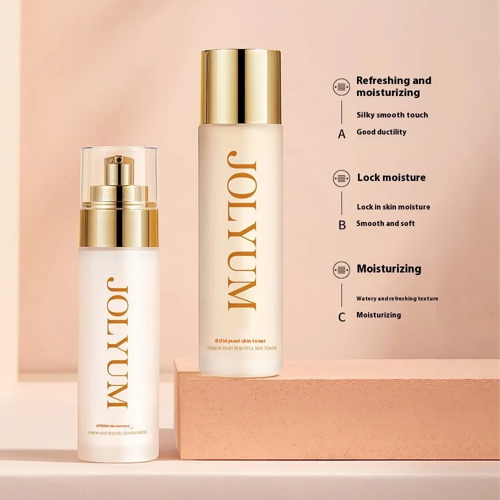 Hydrating water bank essence toner and lotion set with bifid yeast 120ml and 80ml