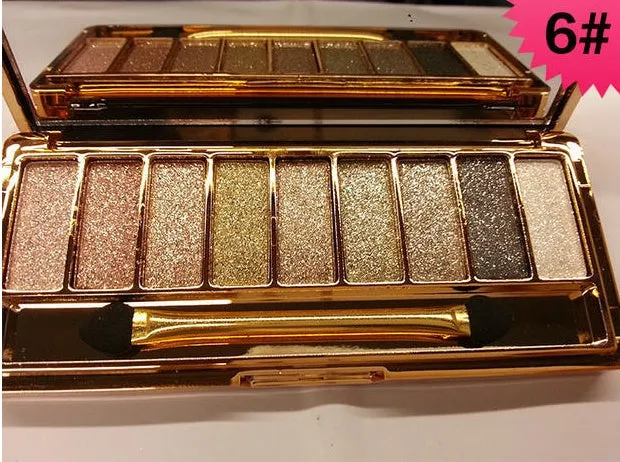 Bear Winnie nine colour diamond bright eye shadow palette with eight style options, 90g weight