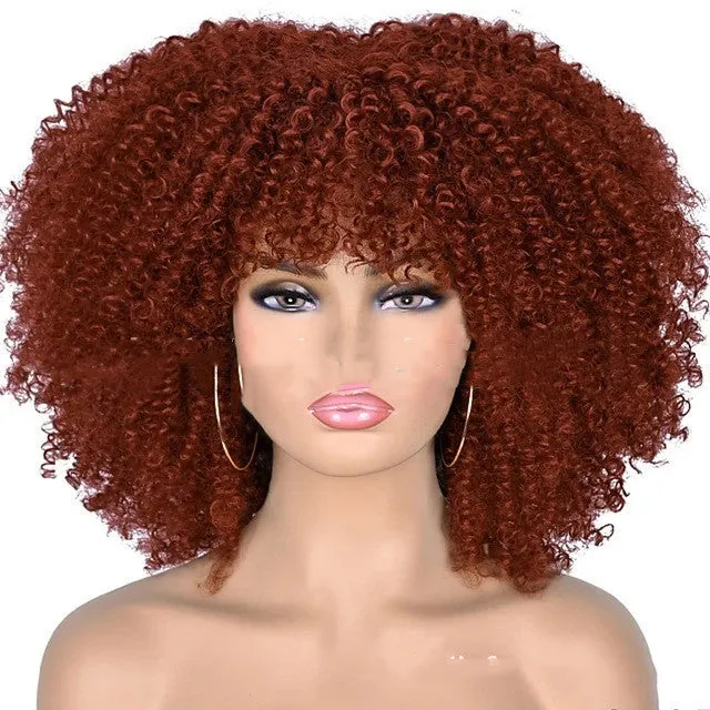 Small curly hair rose mesh synthetic headgear in exotic style with 21 colour options, made from high temperature wire