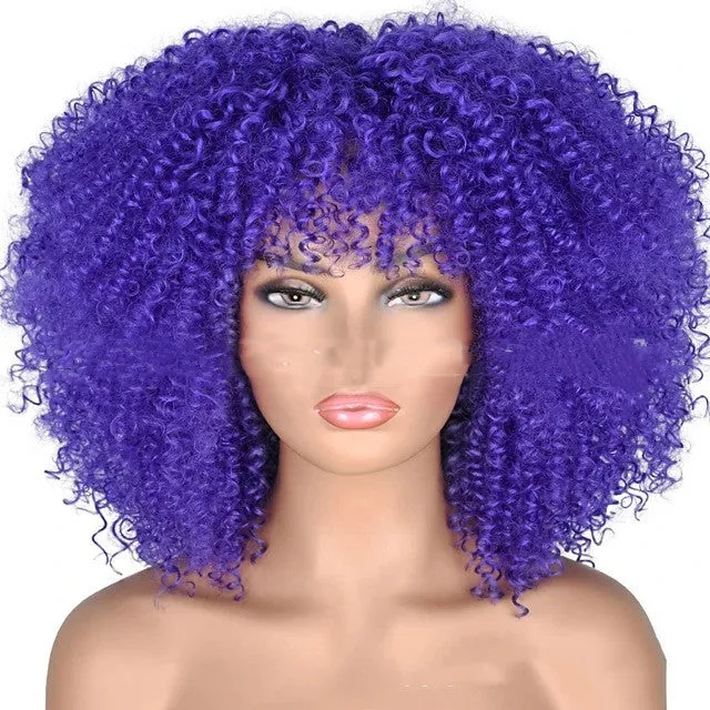 Small curly hair rose mesh synthetic headgear in exotic style with 21 colour options, made from high temperature wire