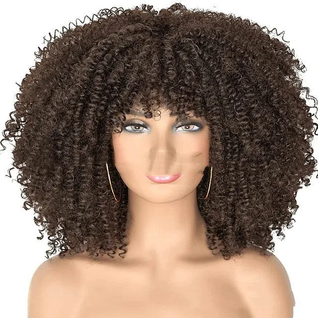Small curly hair rose mesh synthetic headgear in exotic style with 21 colour options, made from high temperature wire