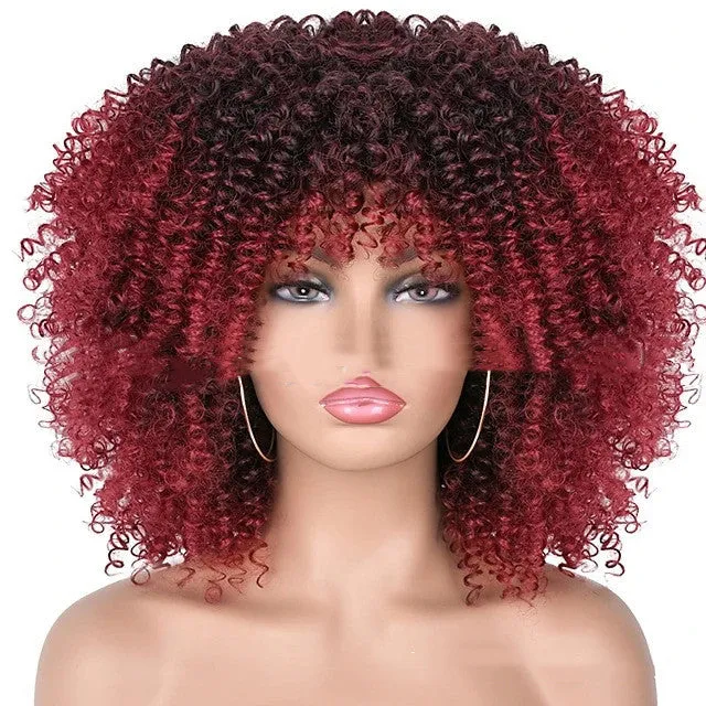 Small curly hair rose mesh synthetic headgear in exotic style with 21 colour options, made from high temperature wire