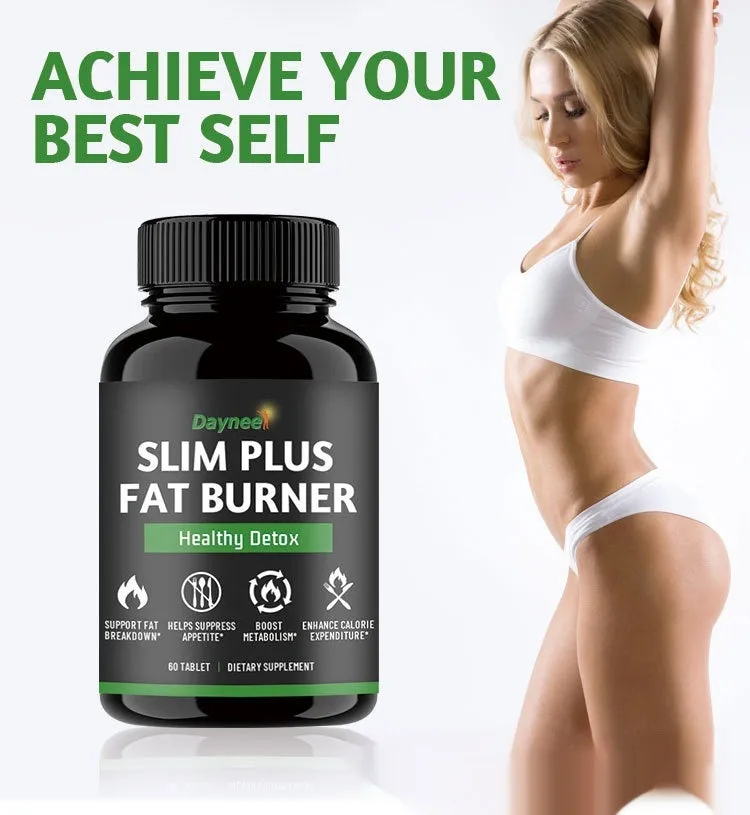 Bottle of slimming tablets candy fat burning weight loss capsules 60 tablets per bottle dietary supplement for weight management
