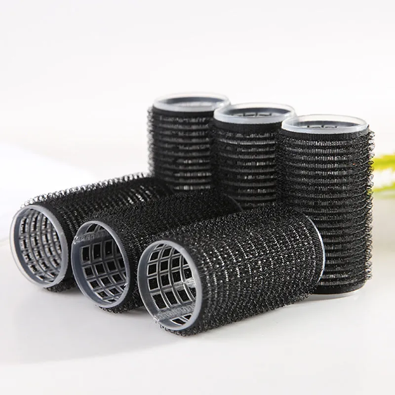 Black cylindrical curling barrel 3x6.3cm for bangs styling