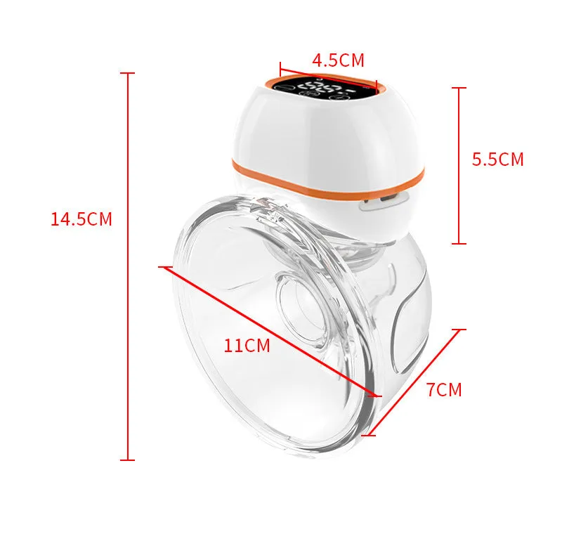 V.Coool white wearable electric breast pump with silicone horn and 180ml capacity.