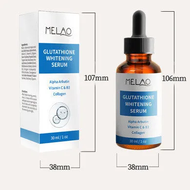 Glutathione Original Hydrating Niacinamide Facial Serum 30ml bottle with sodium hyaluronate for whitening