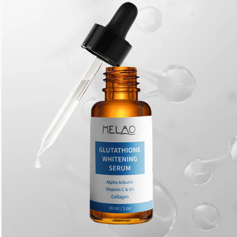 Glutathione Original Hydrating Niacinamide Facial Serum 30ml bottle with sodium hyaluronate for whitening