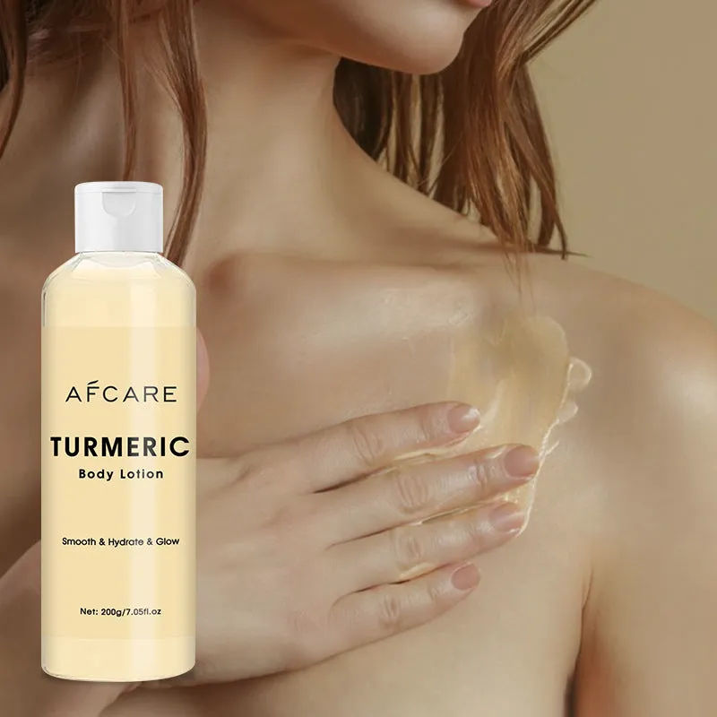 Turmeric body butter body milk 200g bottle with hydrating and oil control formula
