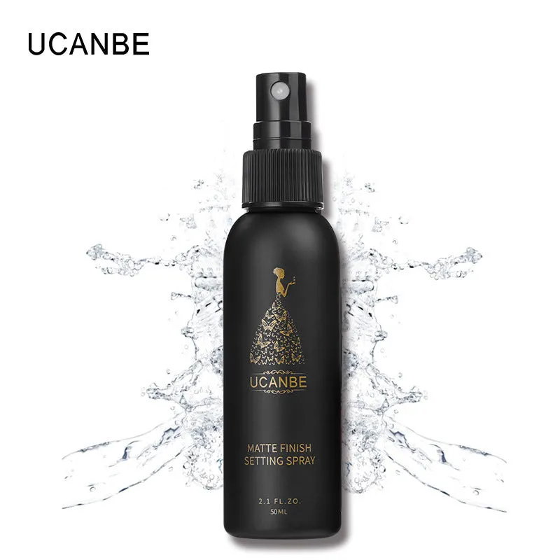 50ml matte finish makeup setting spray bottle with long lasting moisturising foundation fixing mist