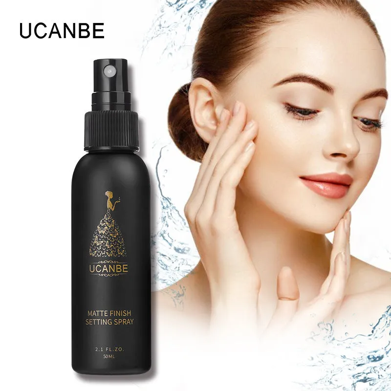 50ml matte finish makeup setting spray bottle with long lasting moisturising foundation fixing mist