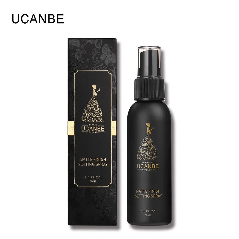 50ml matte finish makeup setting spray bottle with long lasting moisturising foundation fixing mist