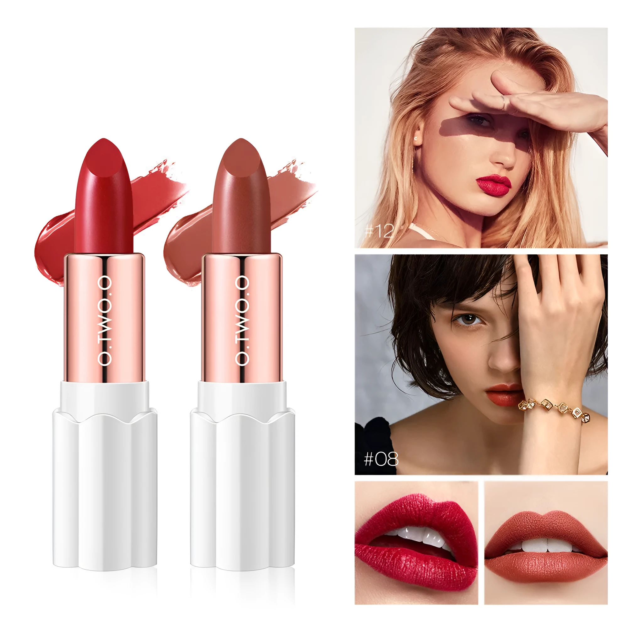 Matte plum lip gloss in shade with moisturising formula and smooth wand applicator