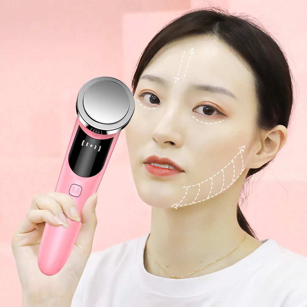 BY-009 IPL facial vibration massager with warm and negative ion function for home use