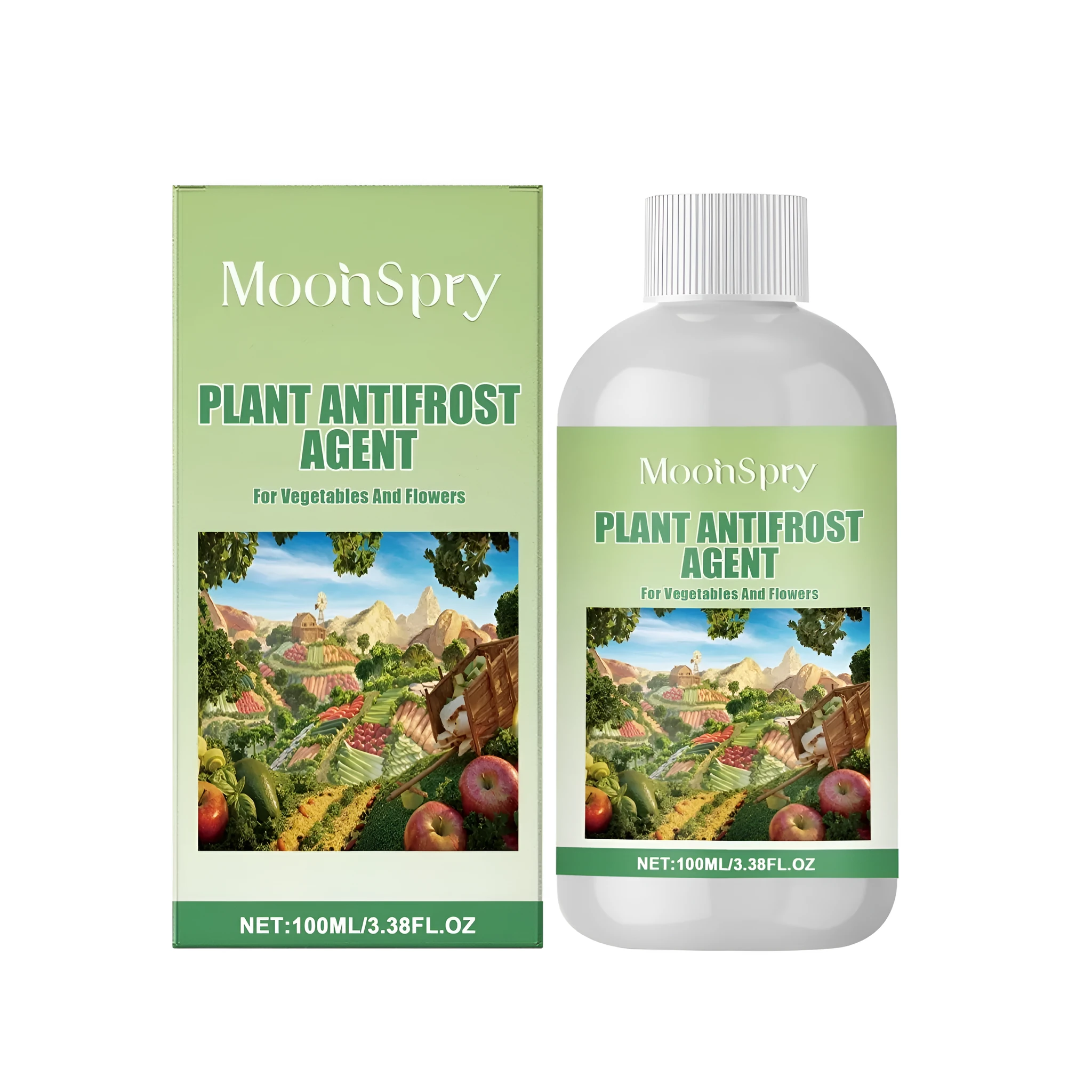 100ml plant antifrost agent spray bottle with propylene glycol and ethanol formula for outdoor frost protection