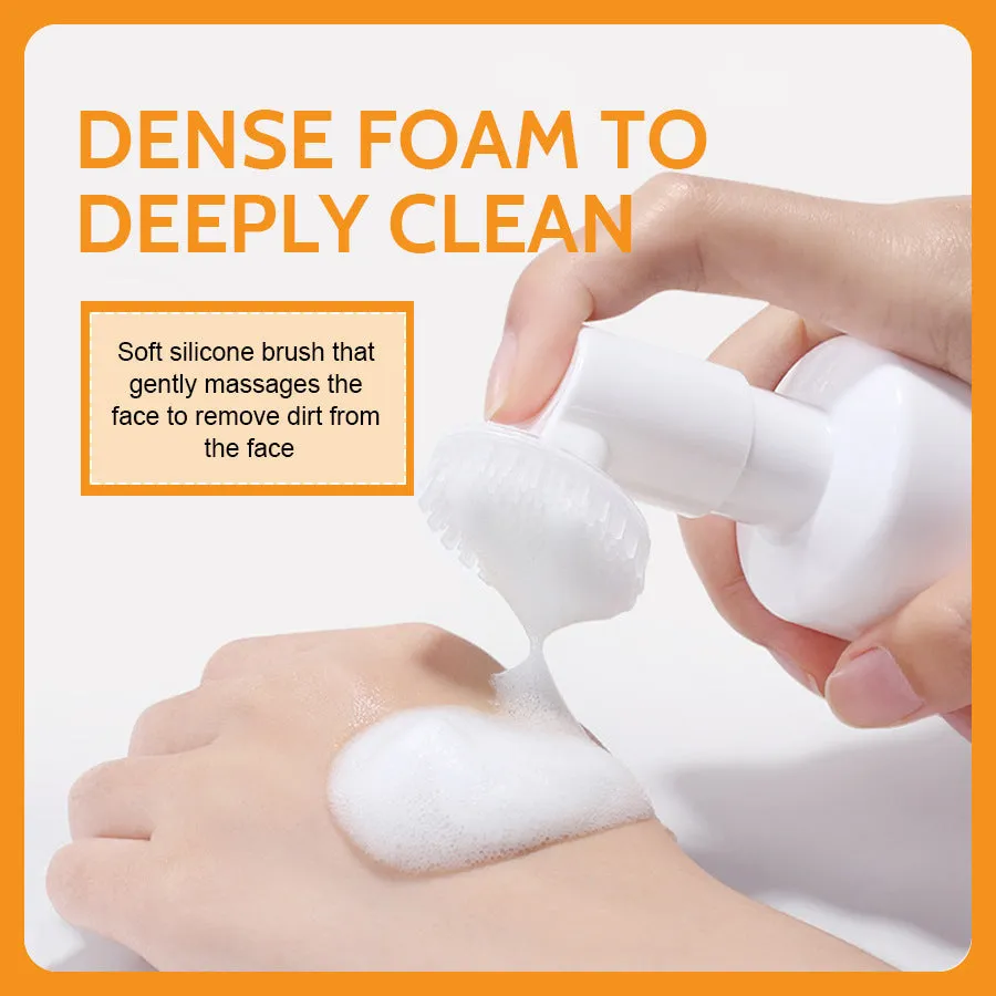 Turmeric Cleansing Mousse and Facial Cleaning Pad 30 piece set with ginger soap.