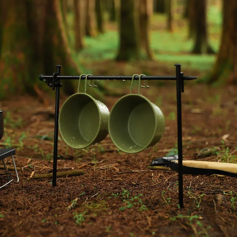 Black wooden canopy tent windproof stakes in various sizes for outdoor ground anchoring