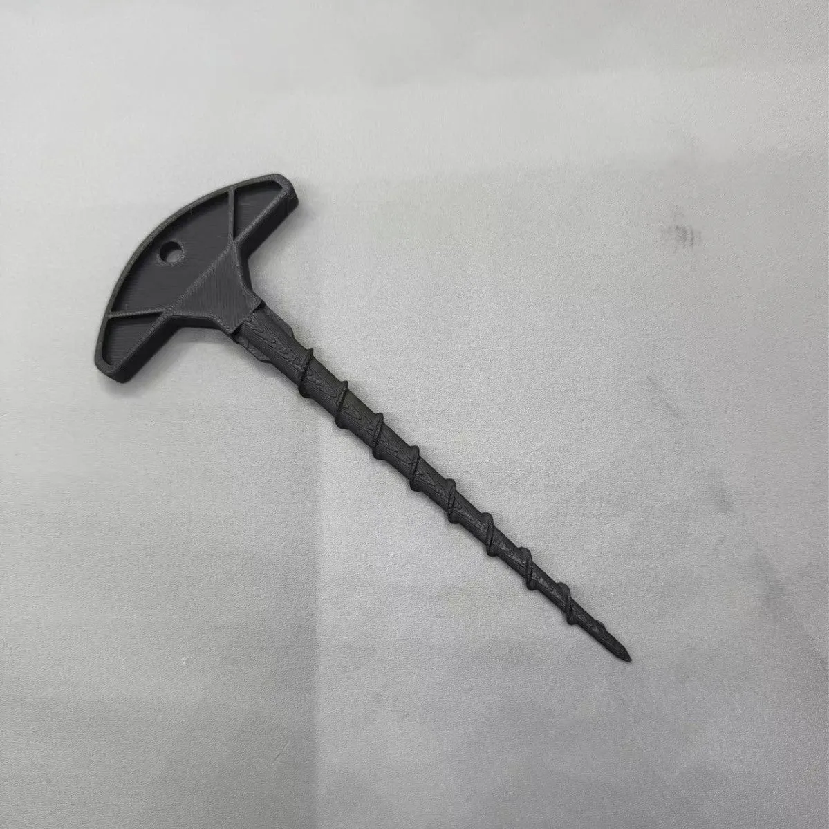 3D printed PLA sealant gun nozzle drainage facility tool set with two corners, four corners, and unclogger