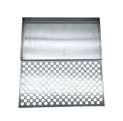 304 stainless steel rectangular wine dropping dish in silver with modern simplicity style, 30cm size bar drip tray