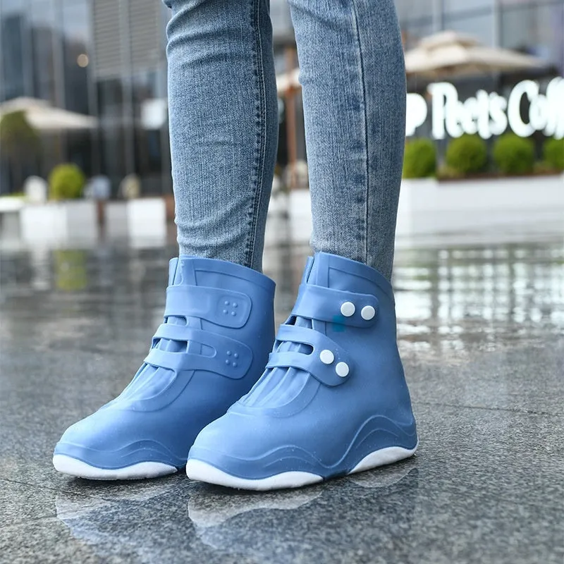 Silicone waterproof shoe cover non-slip wear-resistant unisex rain boots