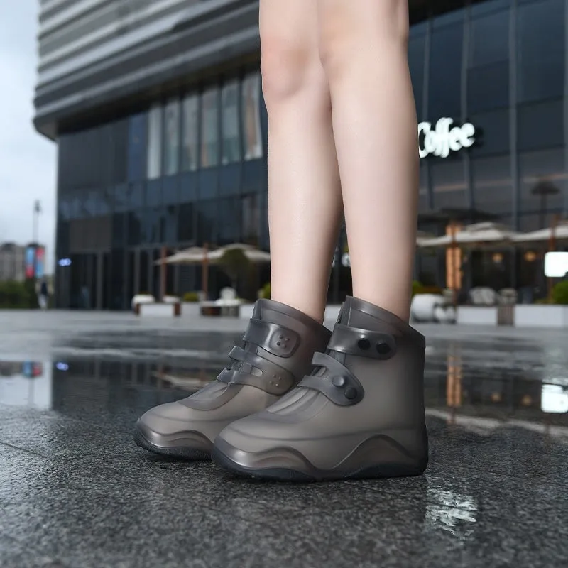 Silicone waterproof shoe cover non-slip wear-resistant unisex rain boots