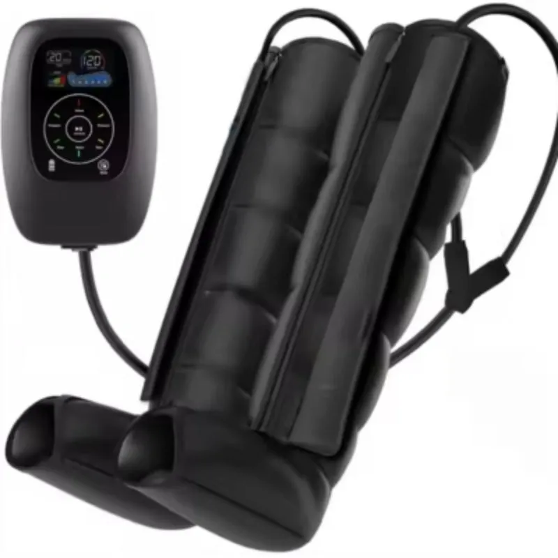 Air wave pressure leg arm waist massager unit with handheld remote control in L XL XXL sizes