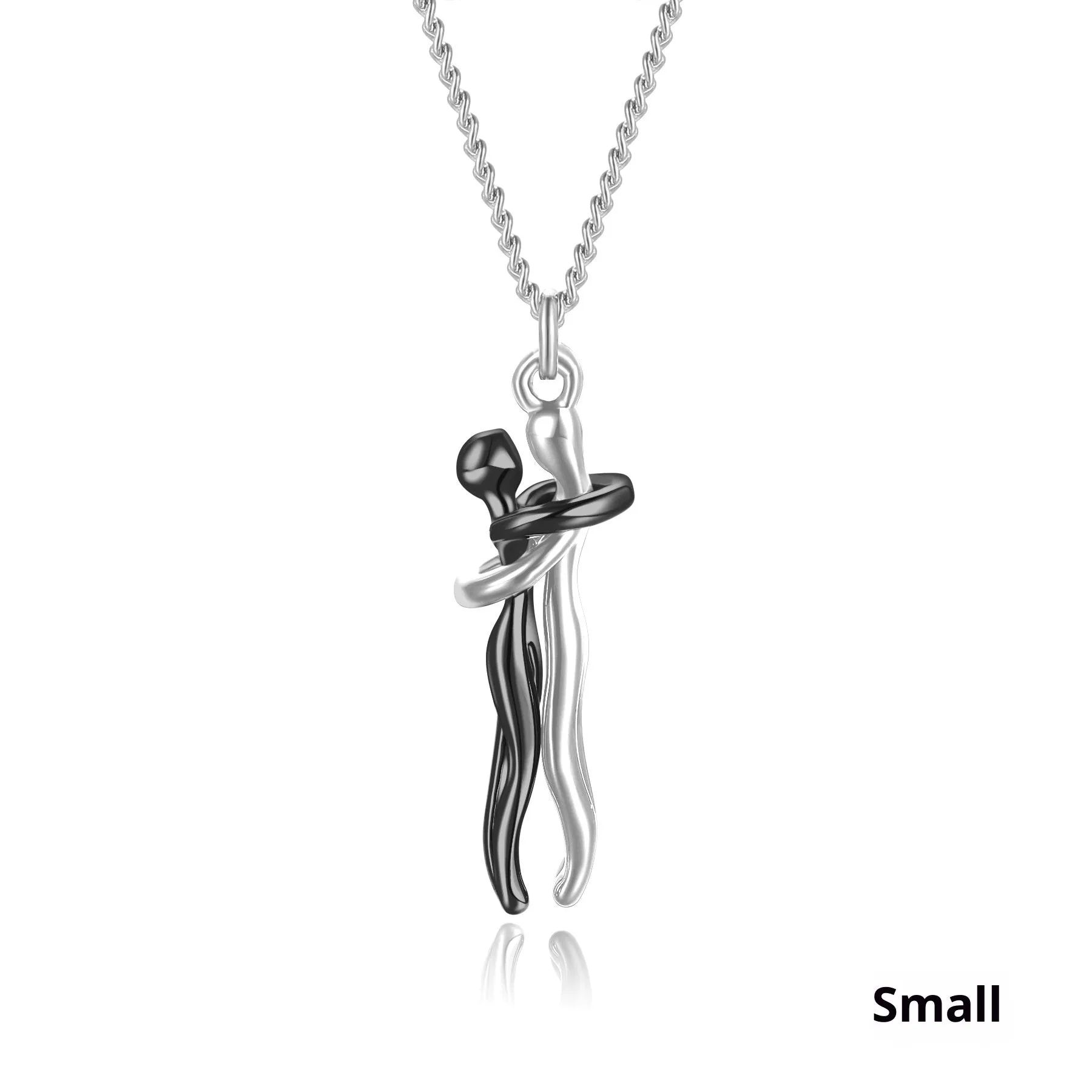 Copper collarbone pendant necklace with electroplated finish