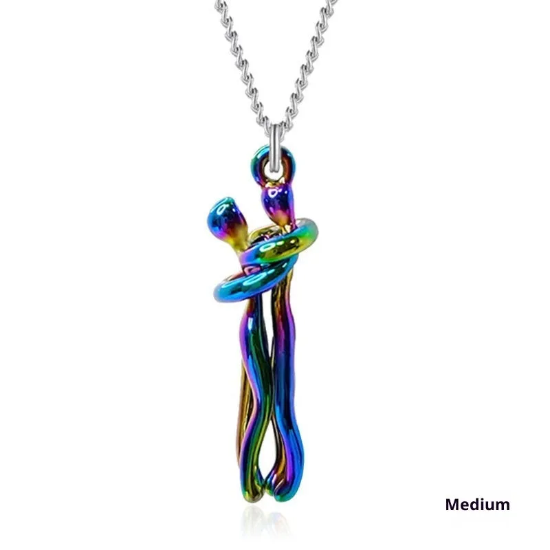 Copper collarbone pendant necklace with electroplated finish