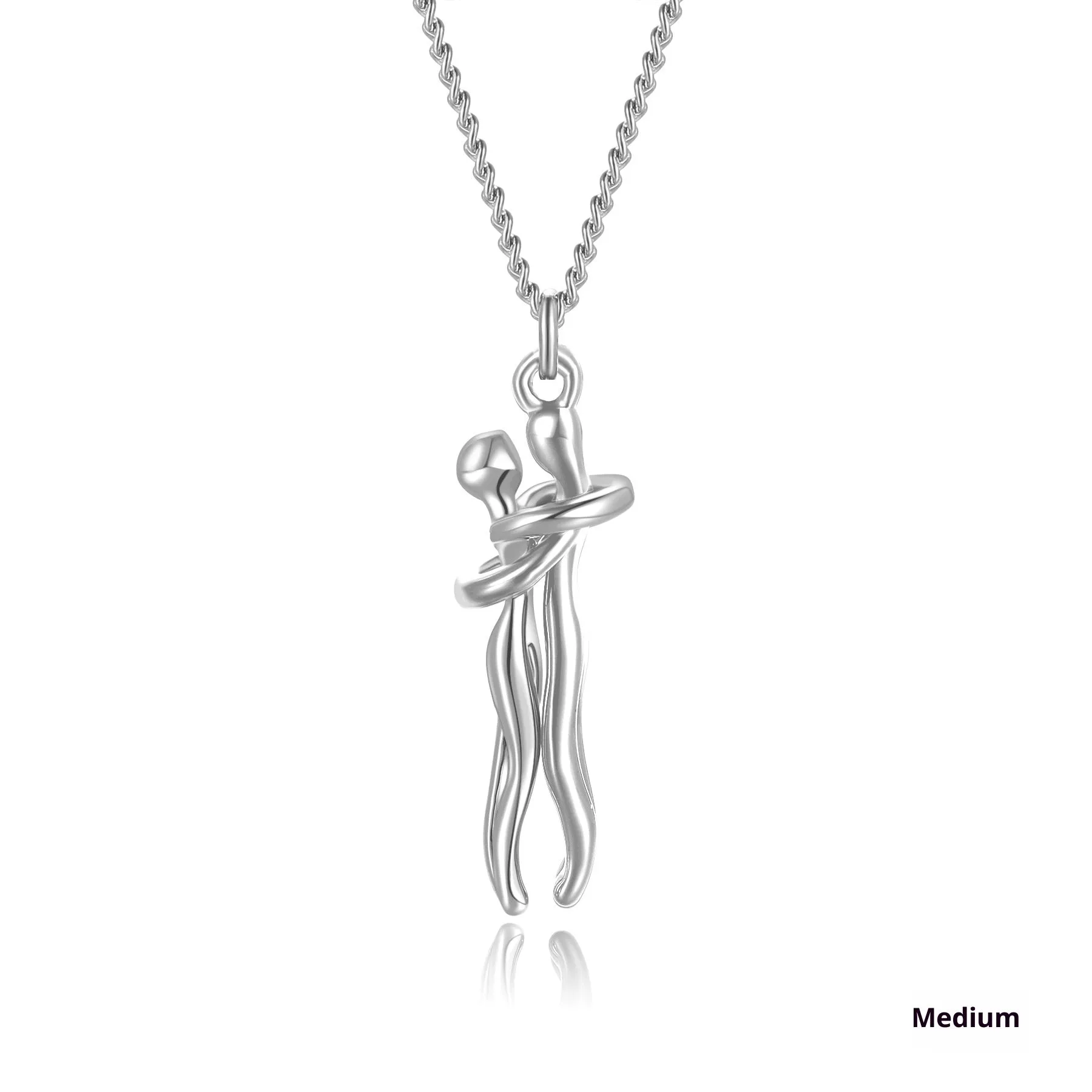 Copper collarbone pendant necklace with electroplated finish