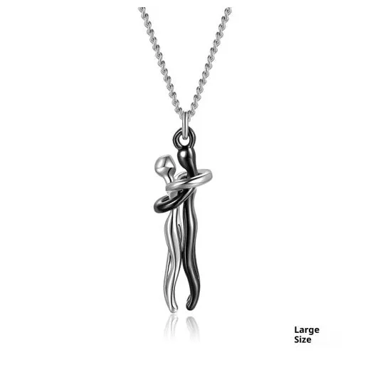 Copper collarbone pendant necklace with electroplated finish