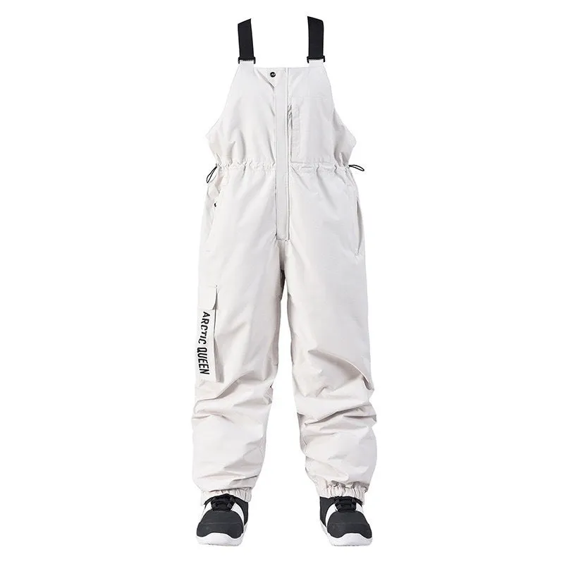 Outdoor ski suit for men and women in light gray, breathable waterproof polyester, sizes S-XXL