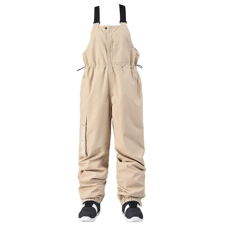 Outdoor ski suit for men and women in light gray, breathable waterproof polyester, sizes S-XXL