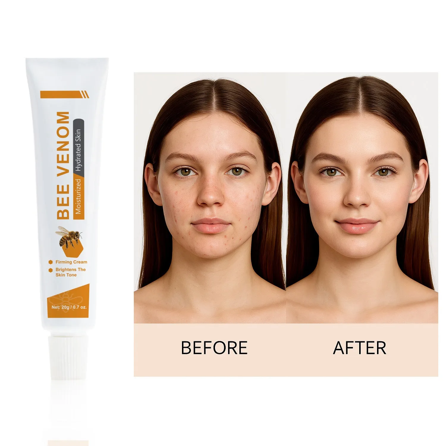 20g BEE facial and neck moisturising cream tube for daily skin hydration