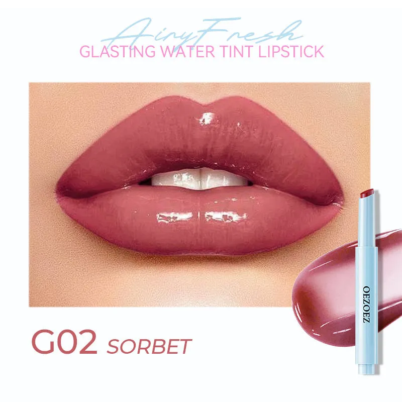 Waterproof moisturising lipstick in six colour variations with 1.8g content